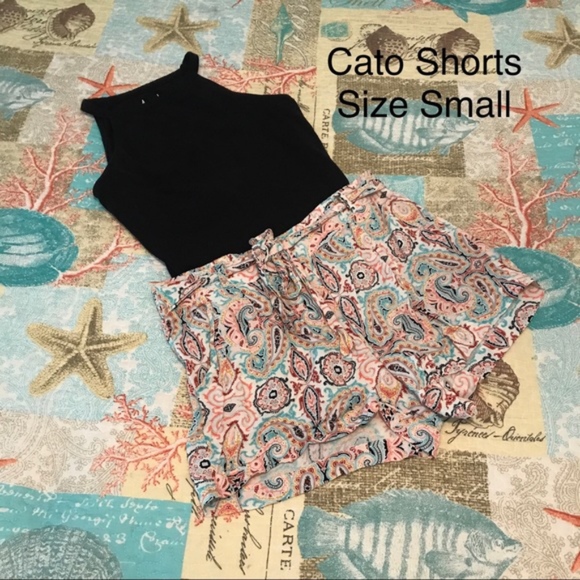 Cato Pants - 📦Cato Summer Shorts w/ Tie-able Waist Size Small
